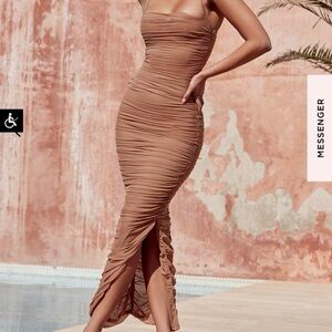 House of CB dress, Fornarina, makes the body look perfect by contouring it.